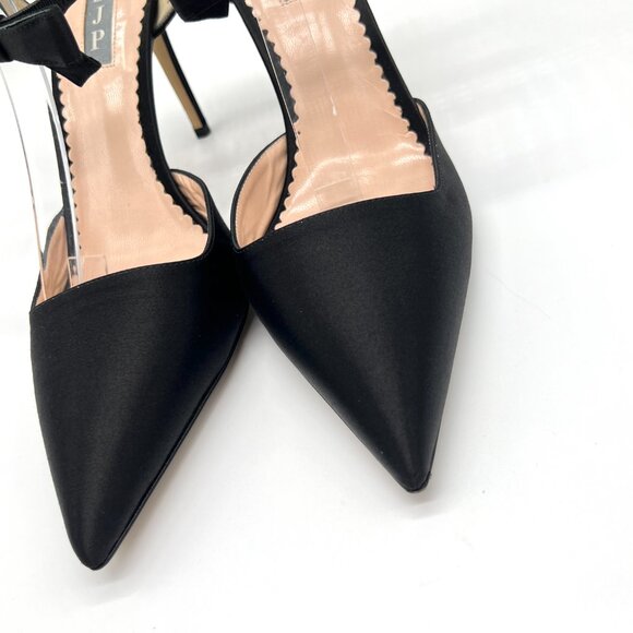SJP Sarah Jessica Parker 42 EU 12 US Pola Black Point Toe Bow Heels Pumps Shoes - Picture 5 of 13